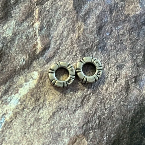 Pandora Trinity Spacer Charms Brown Zirconia Pre-owned - Picture 3 of 4